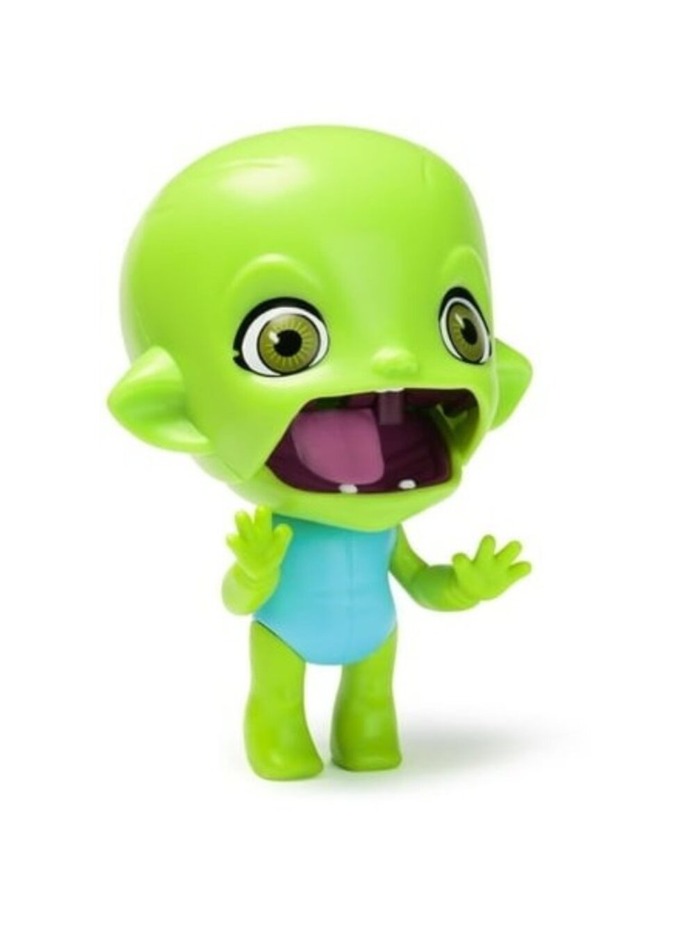 Baby Joey Superman Mini Chompers 4" Green Alien Collectible Figure DC Comics Gif